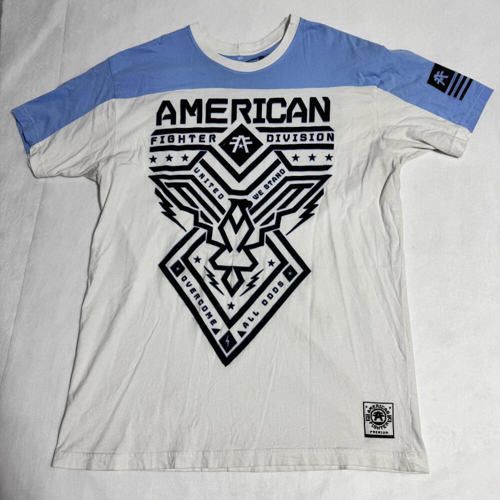American Fighter Division Graphic Men's 2XL T-Shirt b13